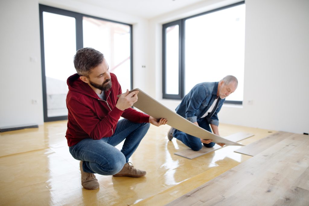 Flooring renovation services by Gamez Contractors in Maryland