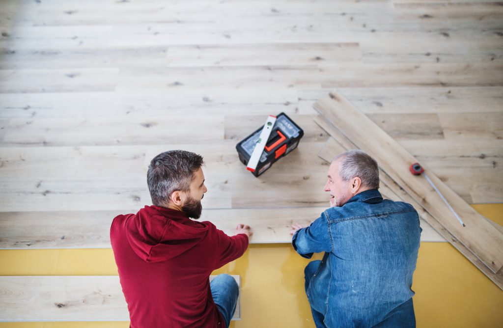 Flooring renovation services by Gamez Contractors in Maryland